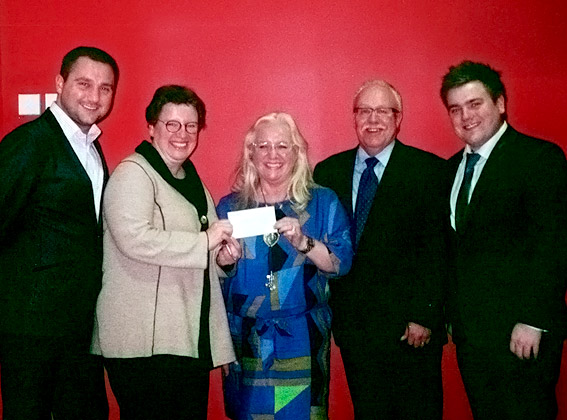 Charity Donates £1,000 to Breakthrough Fund