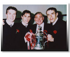 Jimmy, David Beckham, Gary Neville, Phil Neville and the FA Cup 1996